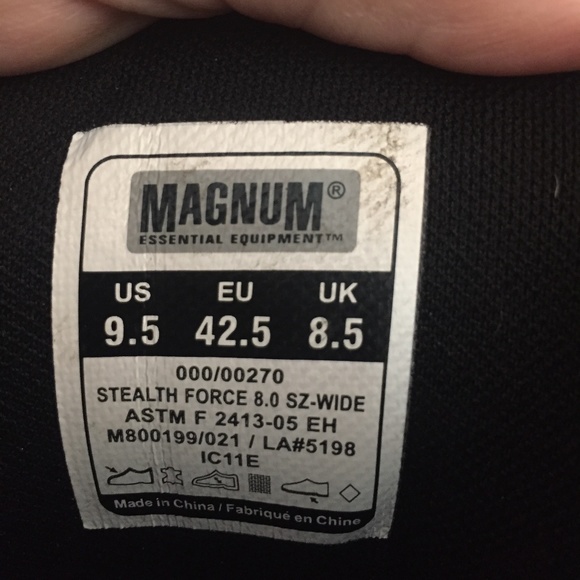 Mens Magnum Stealth Force 8.0 Boots - Picture 7 of 7